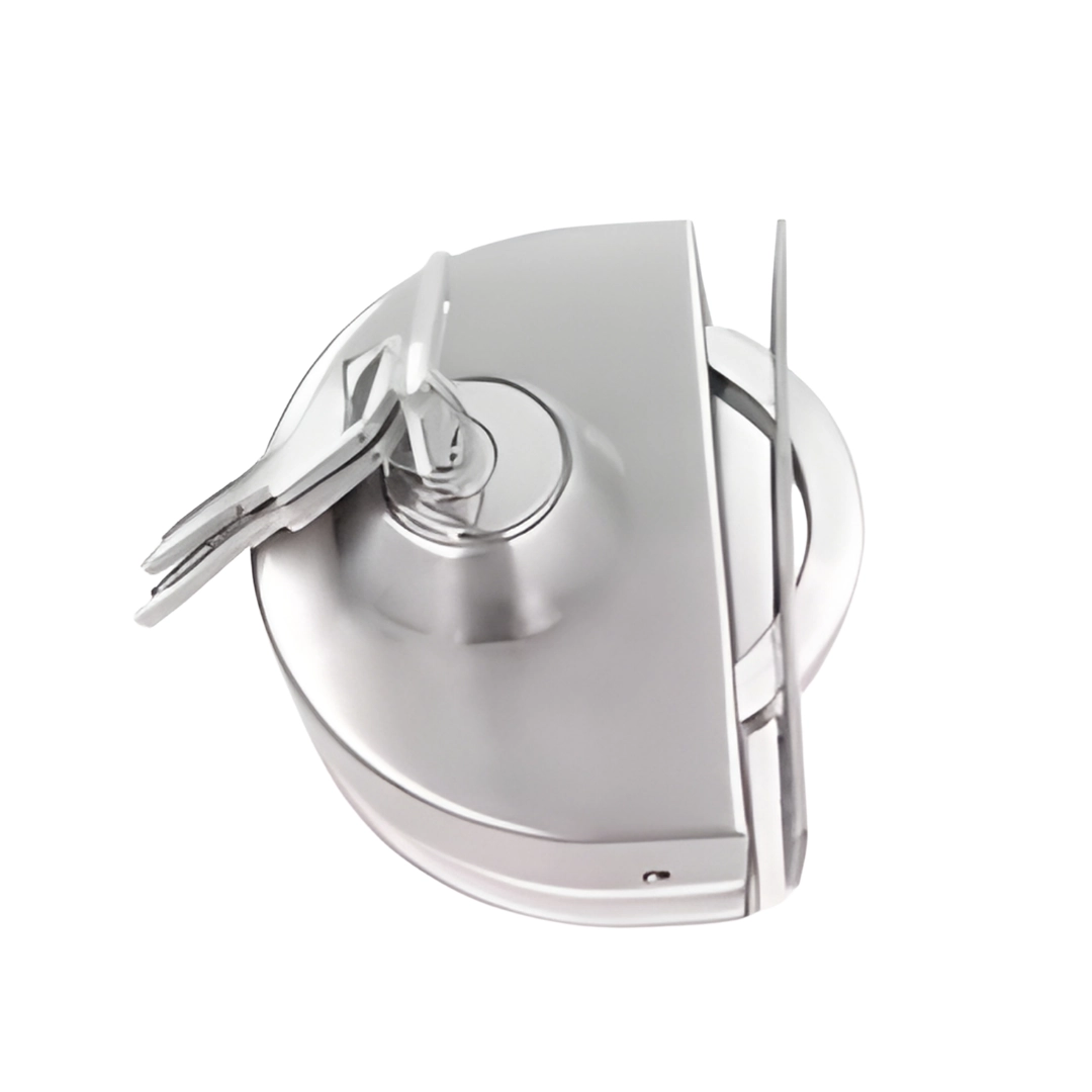 AV-GLW Round Glass Door Lock â€“ One Side Key (SS304)