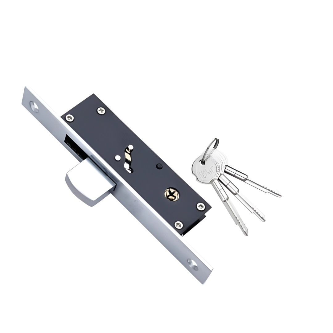 Sliding Glass Door Biscuit Lock with Keys