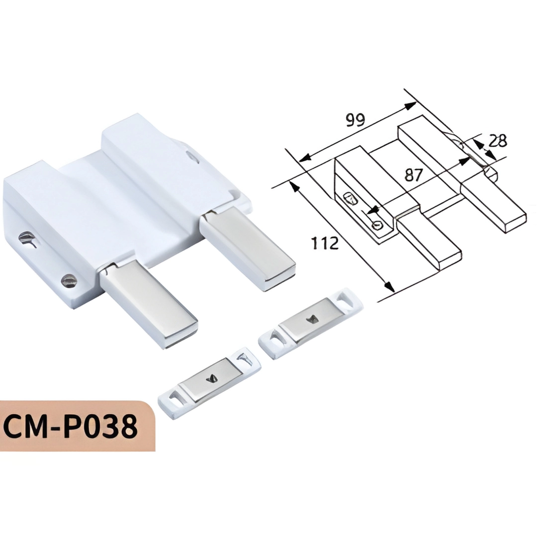 PVC Jumbo Double Push Magnet